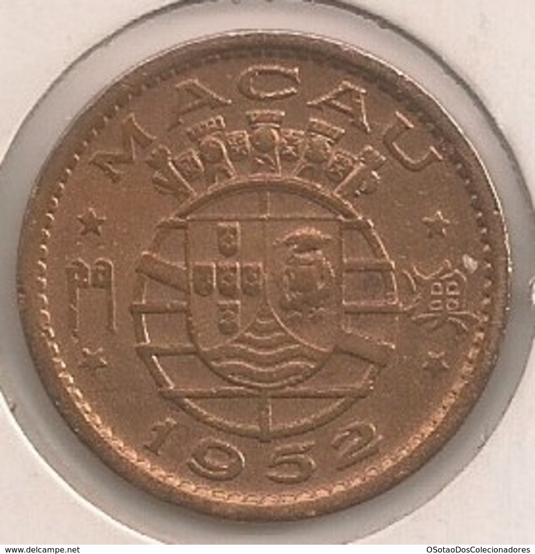 Moeda Macau/Portugal - Coin Macao 10 Avos 1952 - MBC + - Macau