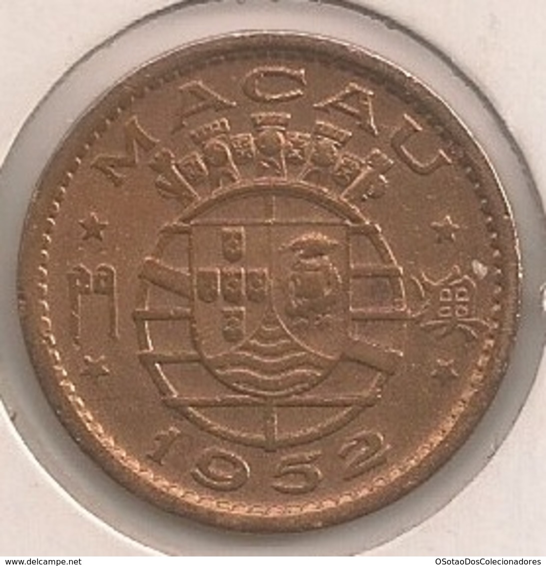 Moeda Macau/Portugal - Coin Macao 10 Avos 1952 - MBC + - Macao