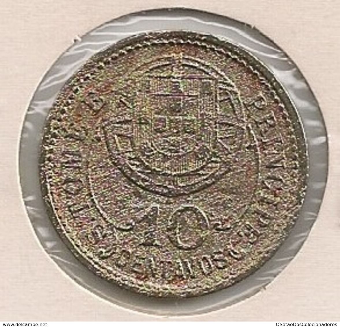 Moeda São Tomé E Príncipe Portugal - Coin S. Tomé E Príncipe -  10 Centavos 1929 - BC - Sao Tome Et Principe