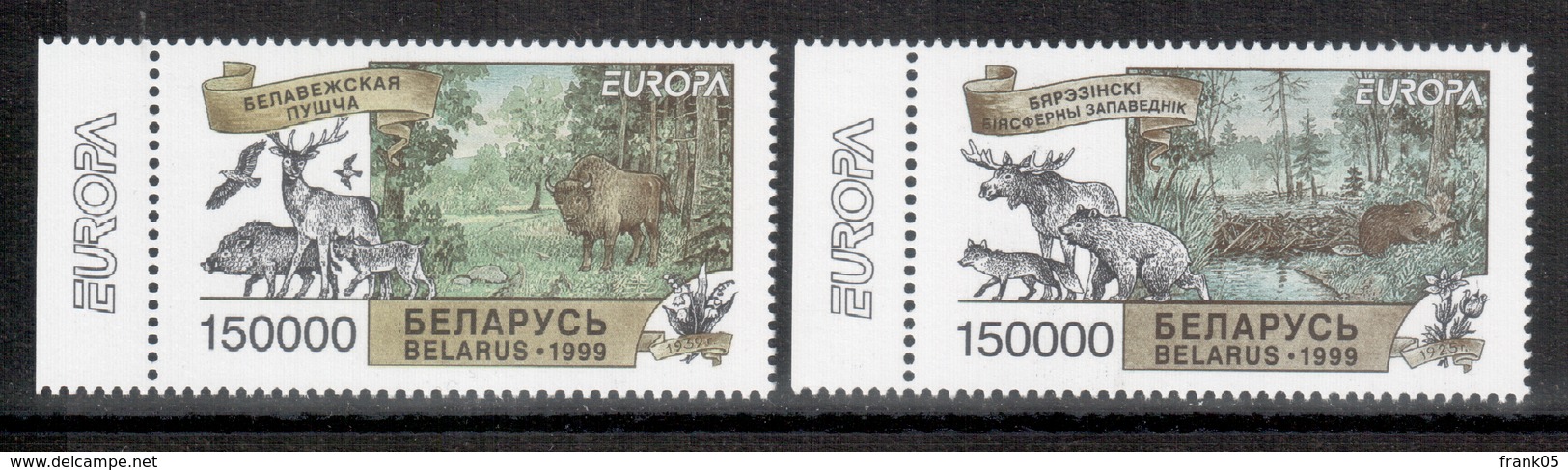 Weissrussland / Belarus / Biélorussie 1999 Satz/set EUROPA ** - 1999