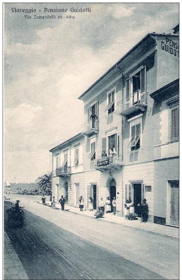 1930ca.- Cartolina "Viareggio-pensione Guidotti,via Zanardelli"non Viaggiata - Viareggio