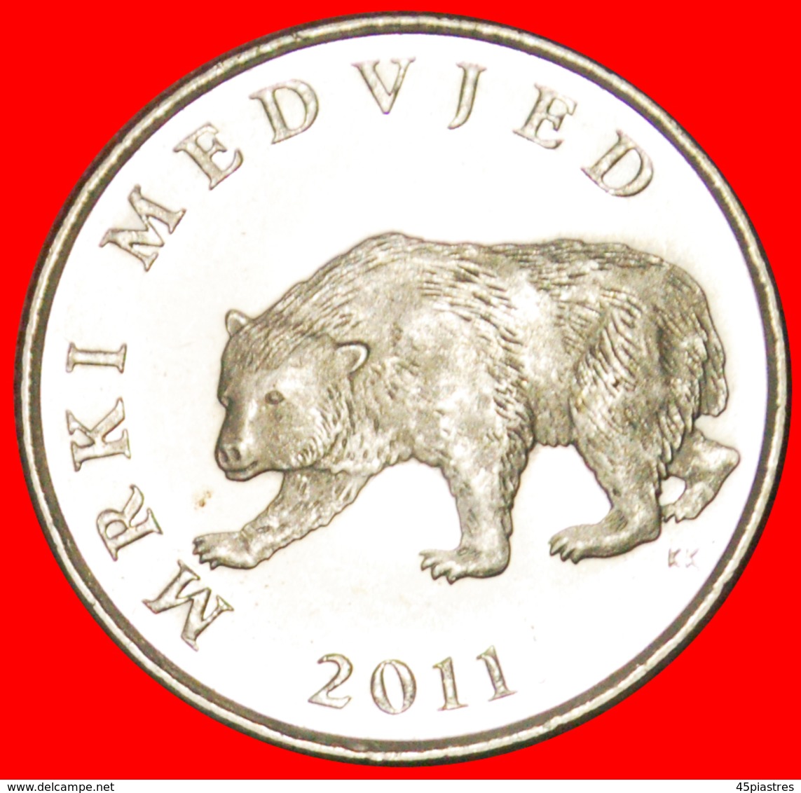 # BEAR: CROATIA ★ 5 KUNA 2011. MINT LUSTER! LOW START ★ NO RESERVE! - Croatia