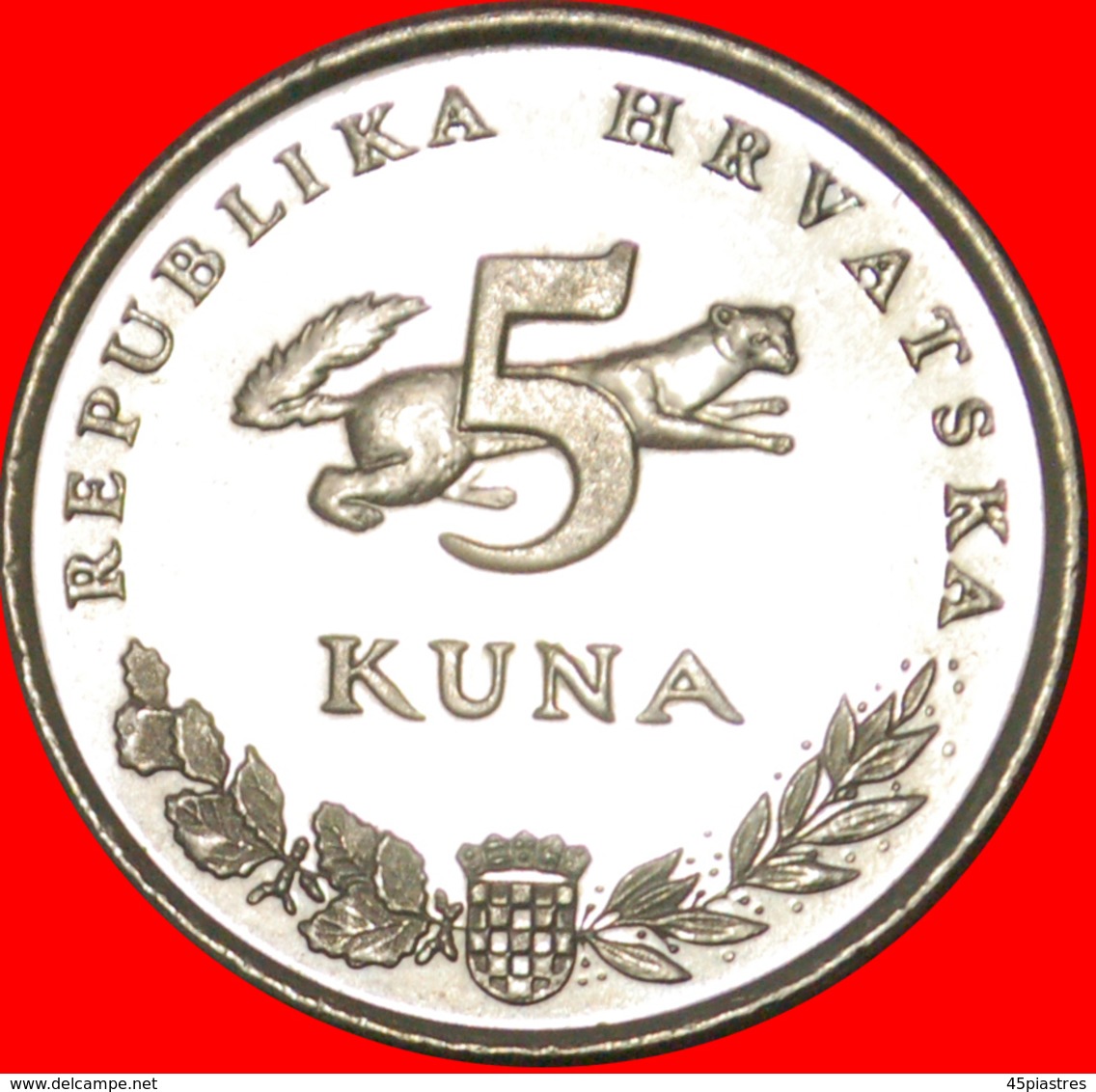 # BEAR: CROATIA ★ 5 KUNA 2011. MINT LUSTER! LOW START ★ NO RESERVE! - Croatia