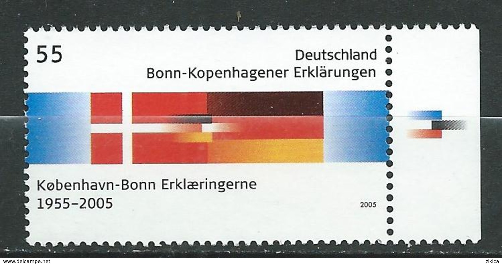 Germany 2005 The 50th Anniversary Of The Bonn-Copenhagen Declaration - Joint Issue With Denmark.MNH - Ongebruikt