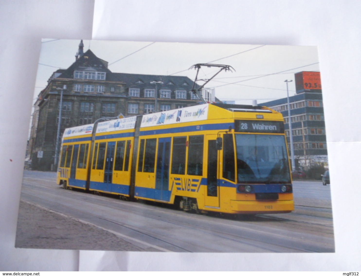ALLEMAGNE  LEIPZIG : Tramway Duewag-Siemens En Avril 1997 - Voir Les Scans - Tramways
