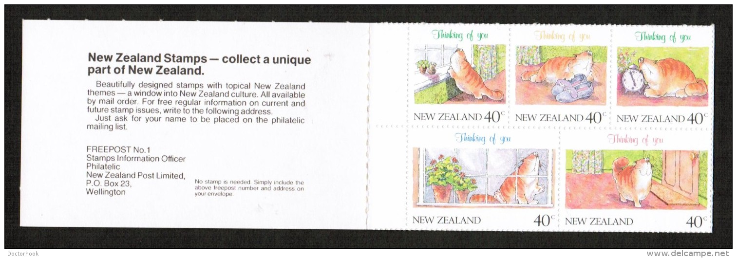 NEW ZEALAND  Scott # 1037a** VF MINT NH BOOKLET LG-535 - Booklets