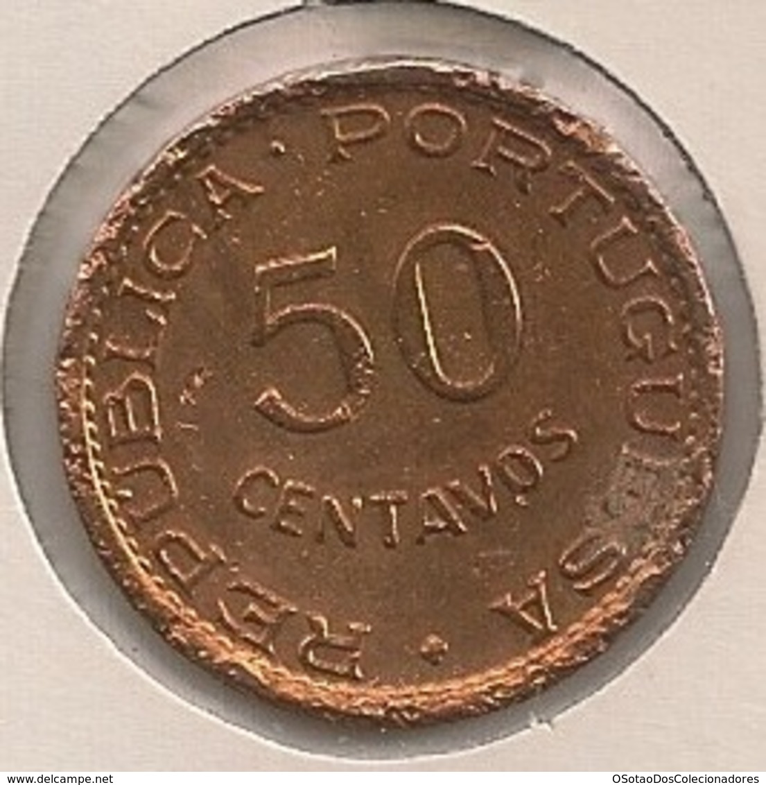 Moeda Cabo Verde Portugal - Coin Cabo Verde -  50 Centavos 1968 - MBC - Cape Verde