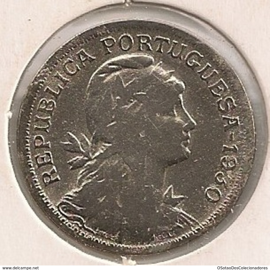 Moeda Cabo Verde Portugal - Coin Cabo Verde - 50 Centavos 1930 - MBC - Kaapverdische Eilanden