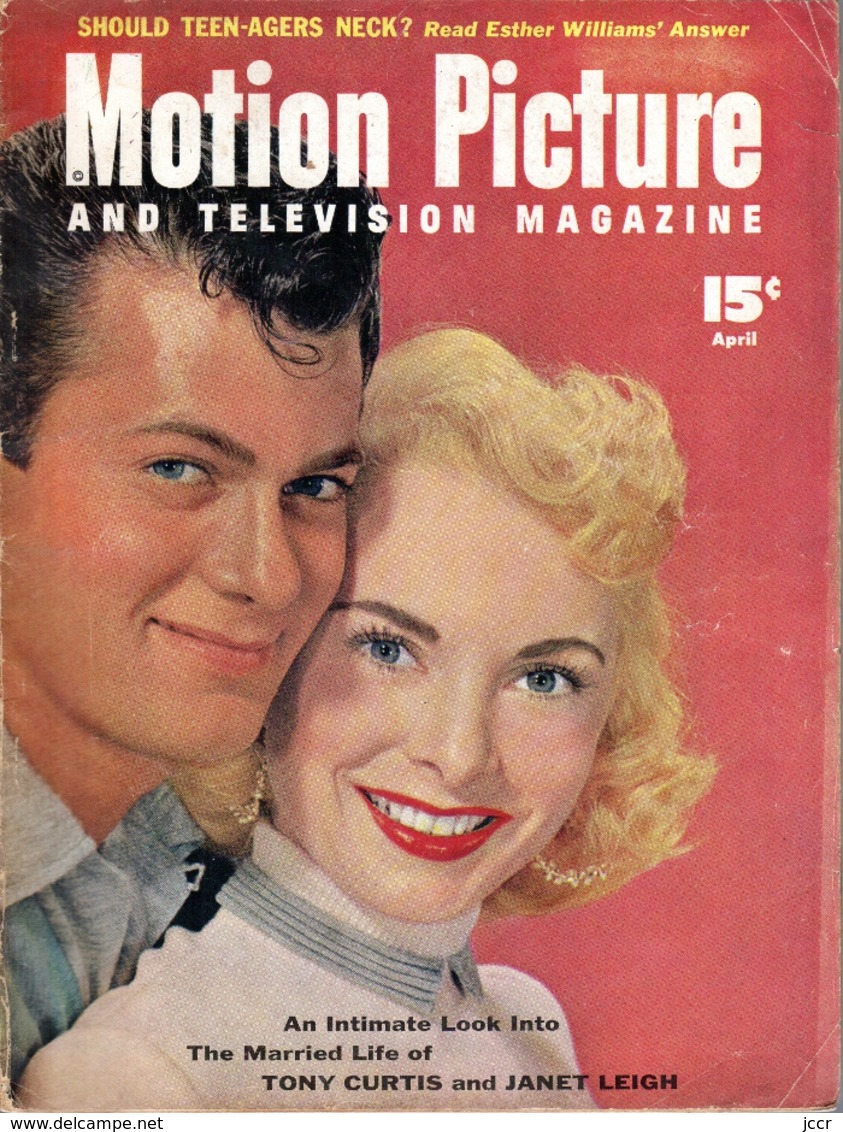 Motion Picture And Televison Magazine - N°9 -  April, 1954 - Revue De Cinéma Américaine - 1950-Heute