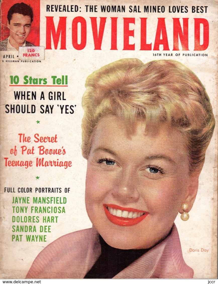 Movieland - N°4 - April, 1958 - Revue De Cinéma Américaine - 1950-Heute