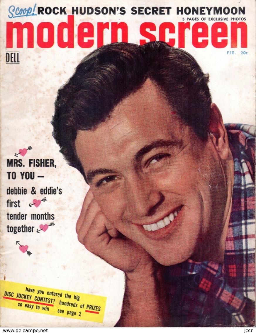 Modern Screen America's Greatest Movie Magazine - N°2 - February, 1956 - Revue De Cinéma Américaine - 1950-Heute