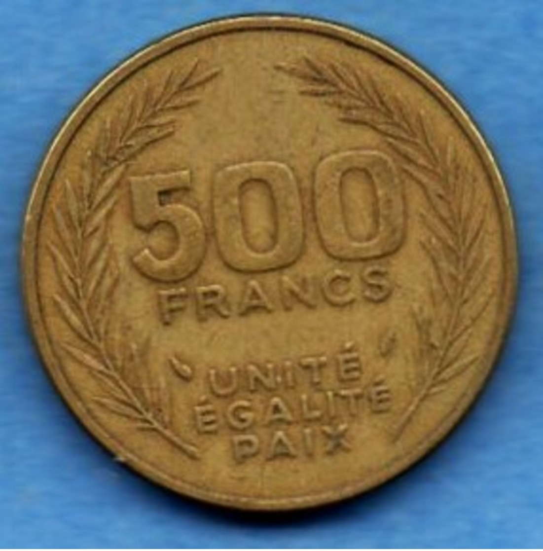 (r65)  DJIBOUTI  500 Francs 1989 - Djibouti