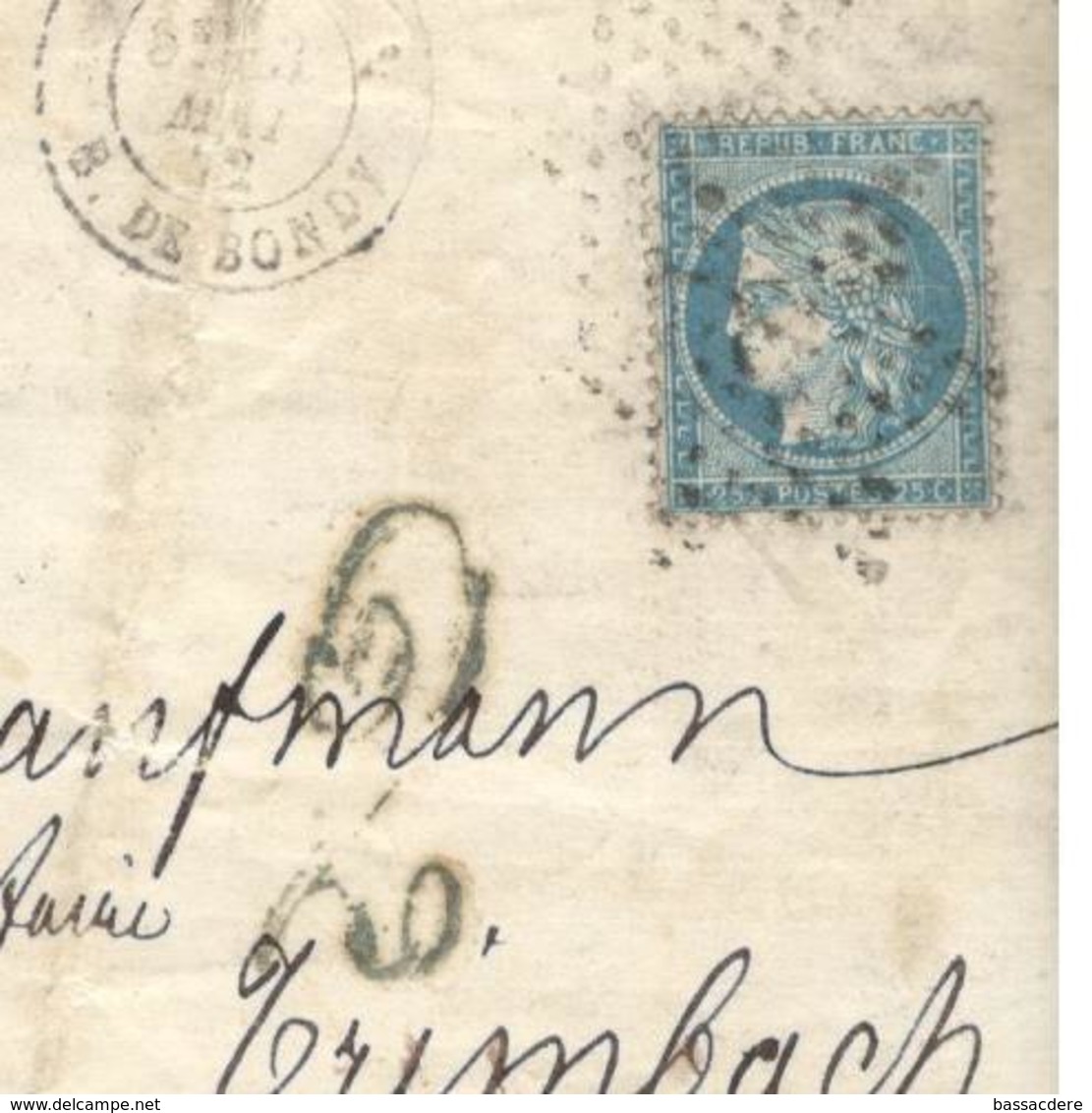 3670 - Taxe Allemande - Oorlog 1870