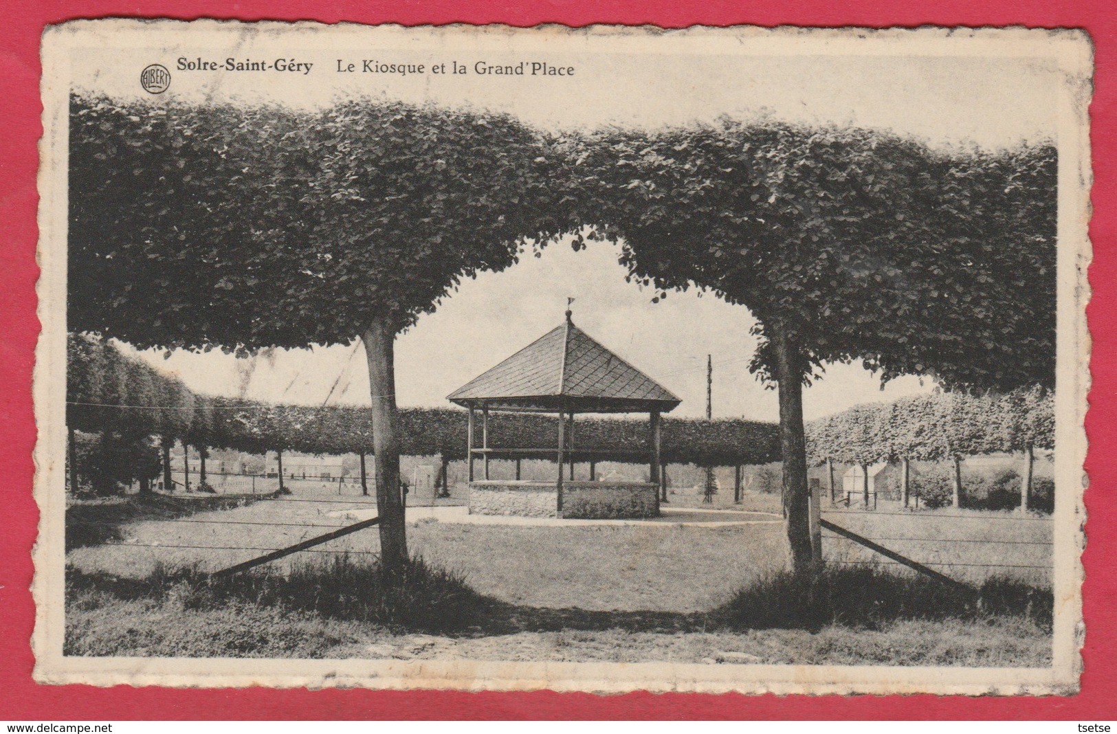 Solre-Saint-Géry - Le Kiosque Et Le Grand'Place - 1963  ( Voir Verso ) - Beaumont