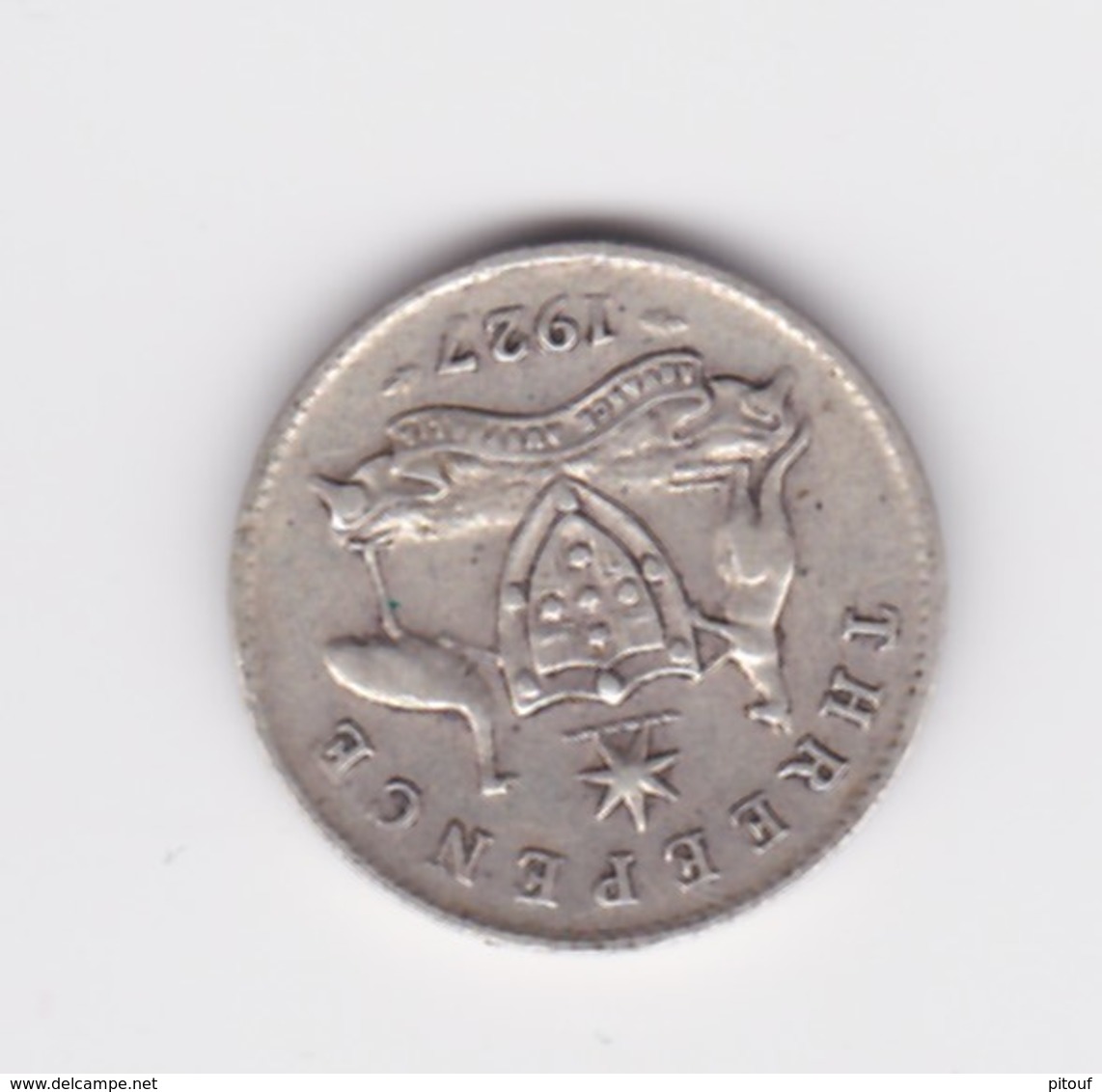 3 Pence 1927 Australie Argent  TB à TTB - Threepence