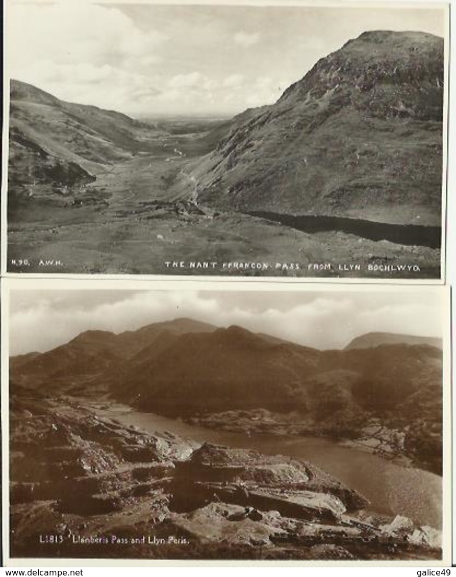 6260 Lot De 6 CPA Pays De Galles - Llamberis Pass - The Vale Of Gwynant - The Nant Ffrancon Pass From Llyn Bochlwyd - Autres & Non Classés