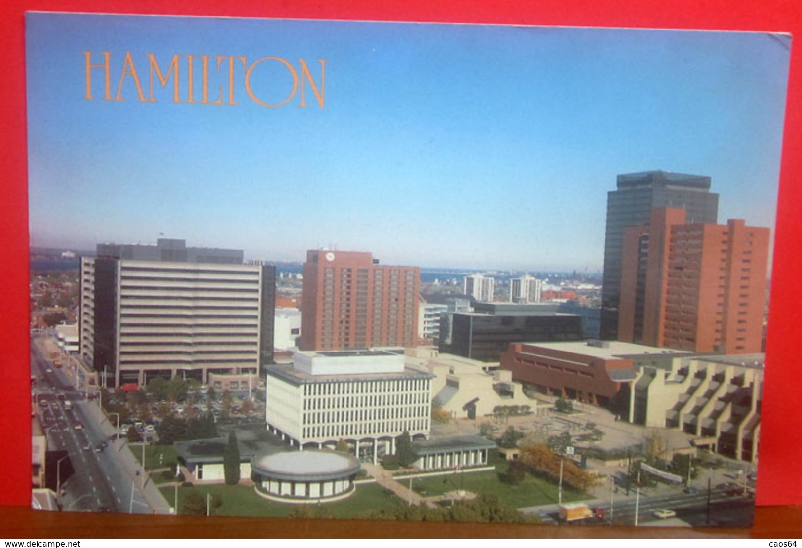 HAMILTON DOWNTOWN BY DAY - ONTARIO  CARTOLINA  VIAGGIATA 1991 - Hamilton