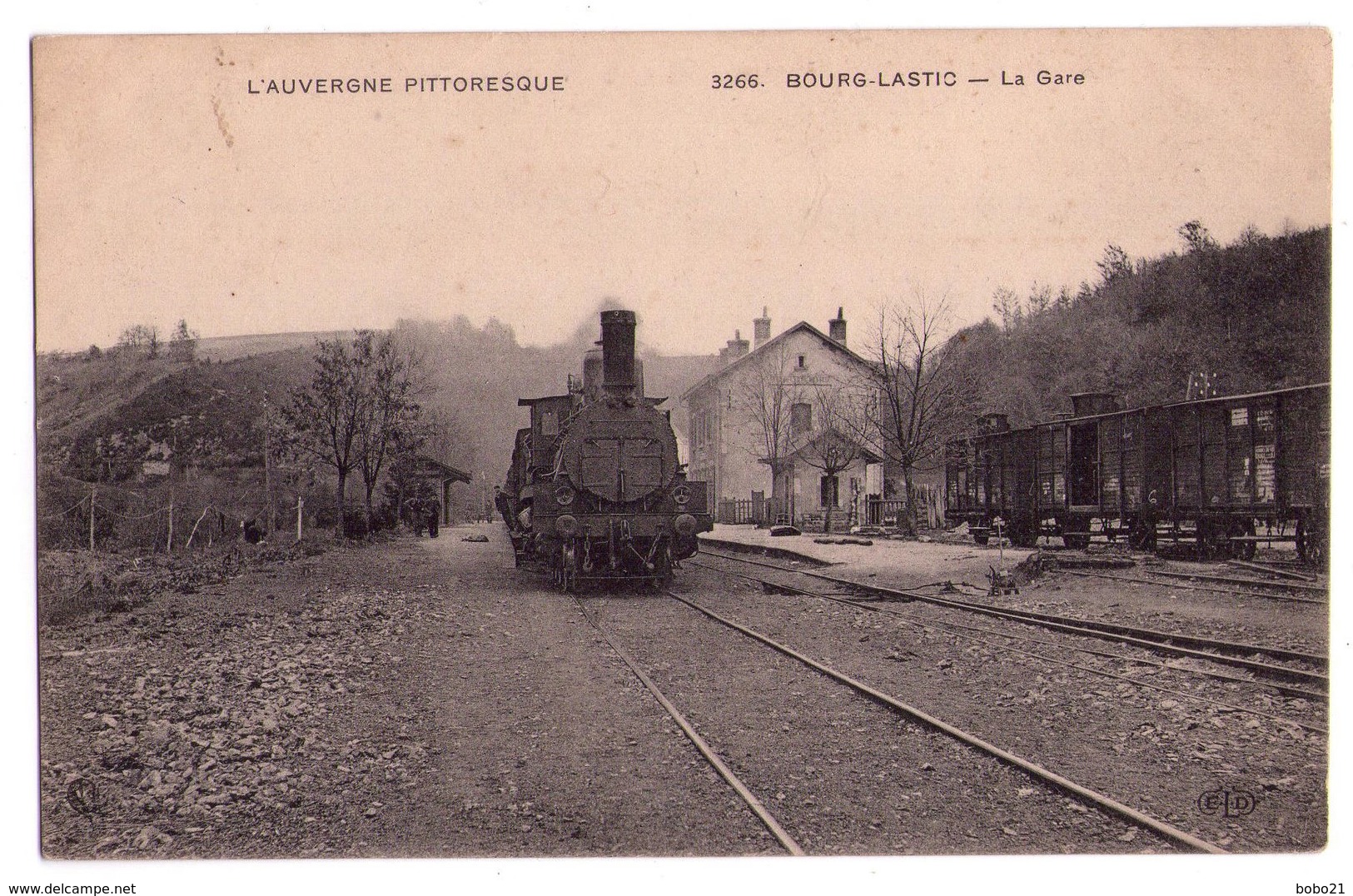 1794 - Bourg-Lastic ( 63 ) - La Gare - " L'Auvergne Pittoresque " - E.L.D. - N°3266 - - Autres & Non Classés