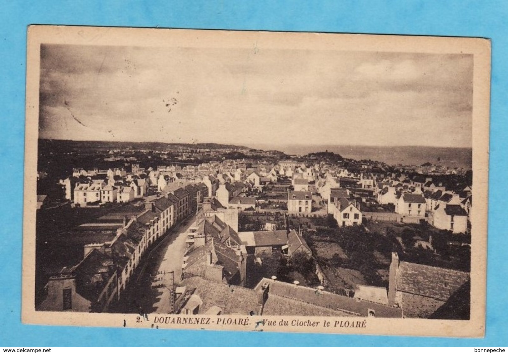 Douarnenez Ploare VUE 1936 ( PETITE TACHES VISIBLENT SCAN SINON TTB état ) Mi 153 ) - Douarnenez