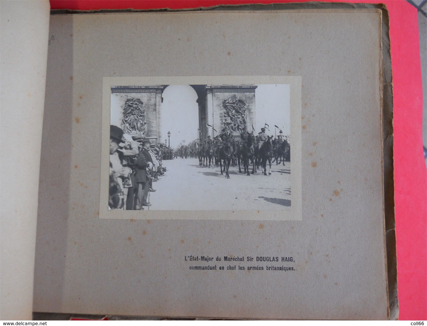 ww1 RARE Album 40 vraies photos Paris 1919 Fêtes de la Victoire Service photographique & cinématographique de Guerre