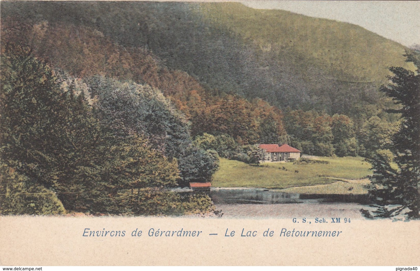 Cp , 88 , GÉRARDMER , Environs , Le Lac De Retournemer - Gerardmer