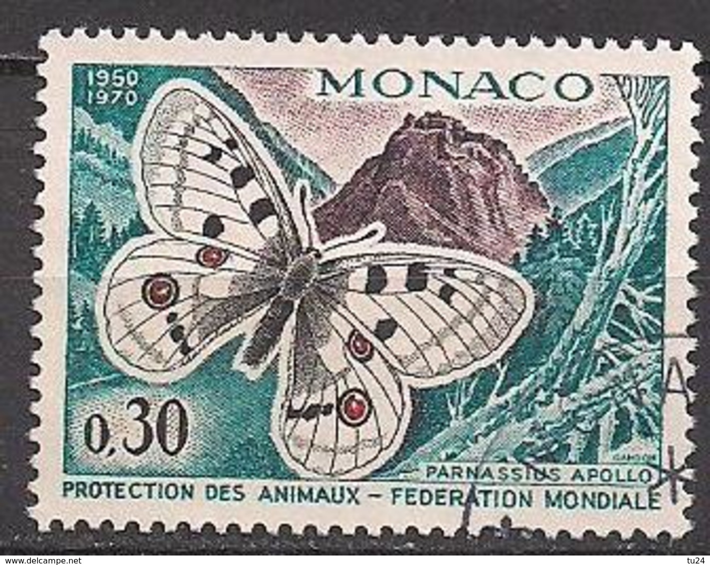 Monaco  (1970)  Mi.Nr.  966  Gest. / Used  (12ba18) - Gebraucht