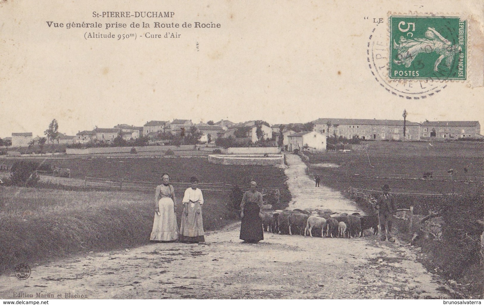 SAINT-PIERRE DUCHAMP - Vue Générale Prise De La Route De Roche - Autres & Non Classés