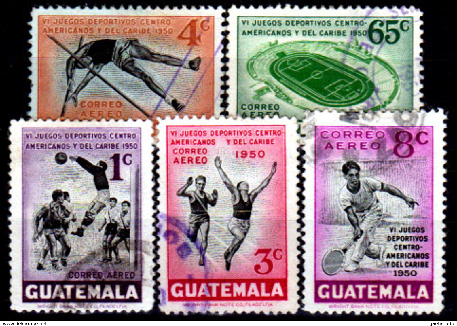 Guatemala-0158 - Emissione Di P.A.  1950 (o) Used - - Guatemala