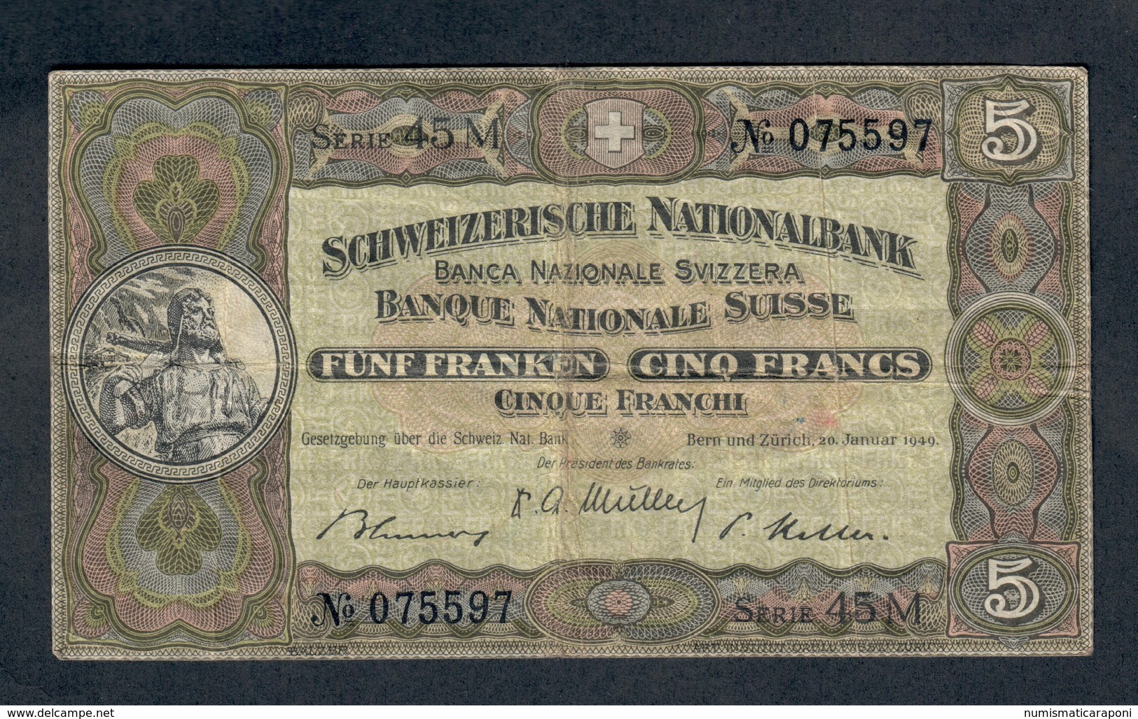 Svizzera 5 Francs 1949 + 10 Francs 1974 + Messico 20 Pesos 1973 + Hungary 100 Forint 1984  + Yugoslavia  1941 LOTTO 1184 - Svizzera