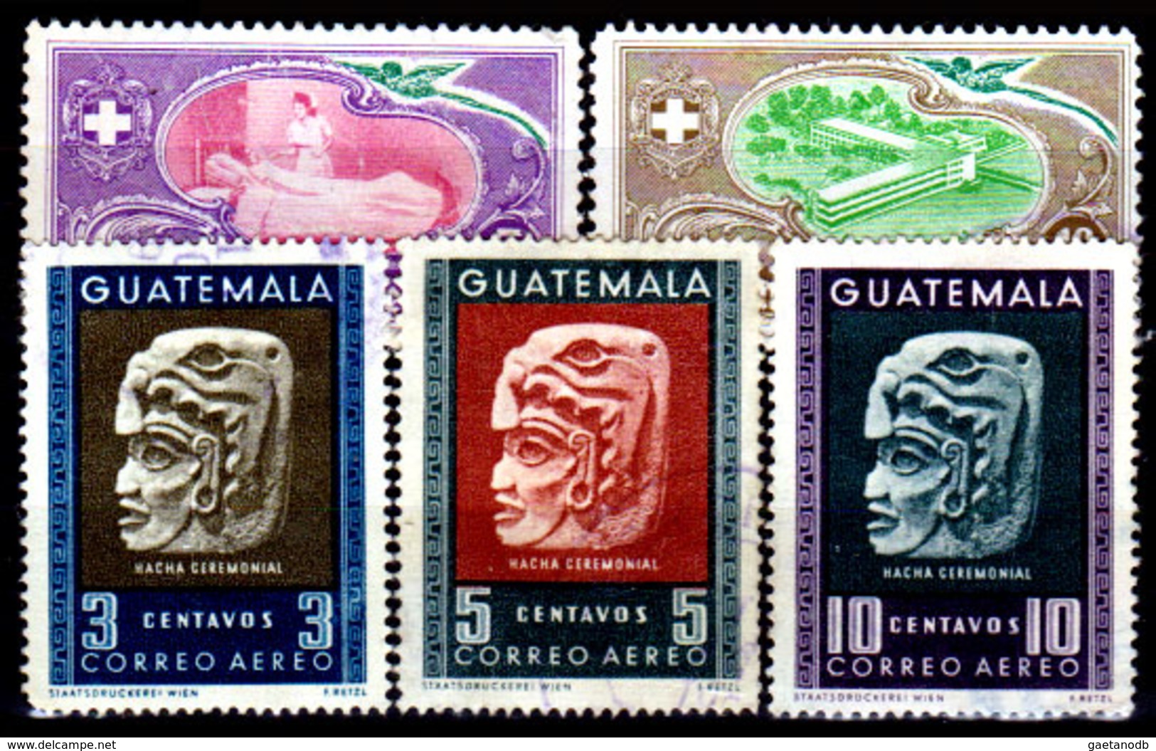 Guatemala-0159 - Emissione Di P.A.  1951-1953 (o) Used - - Guatemala