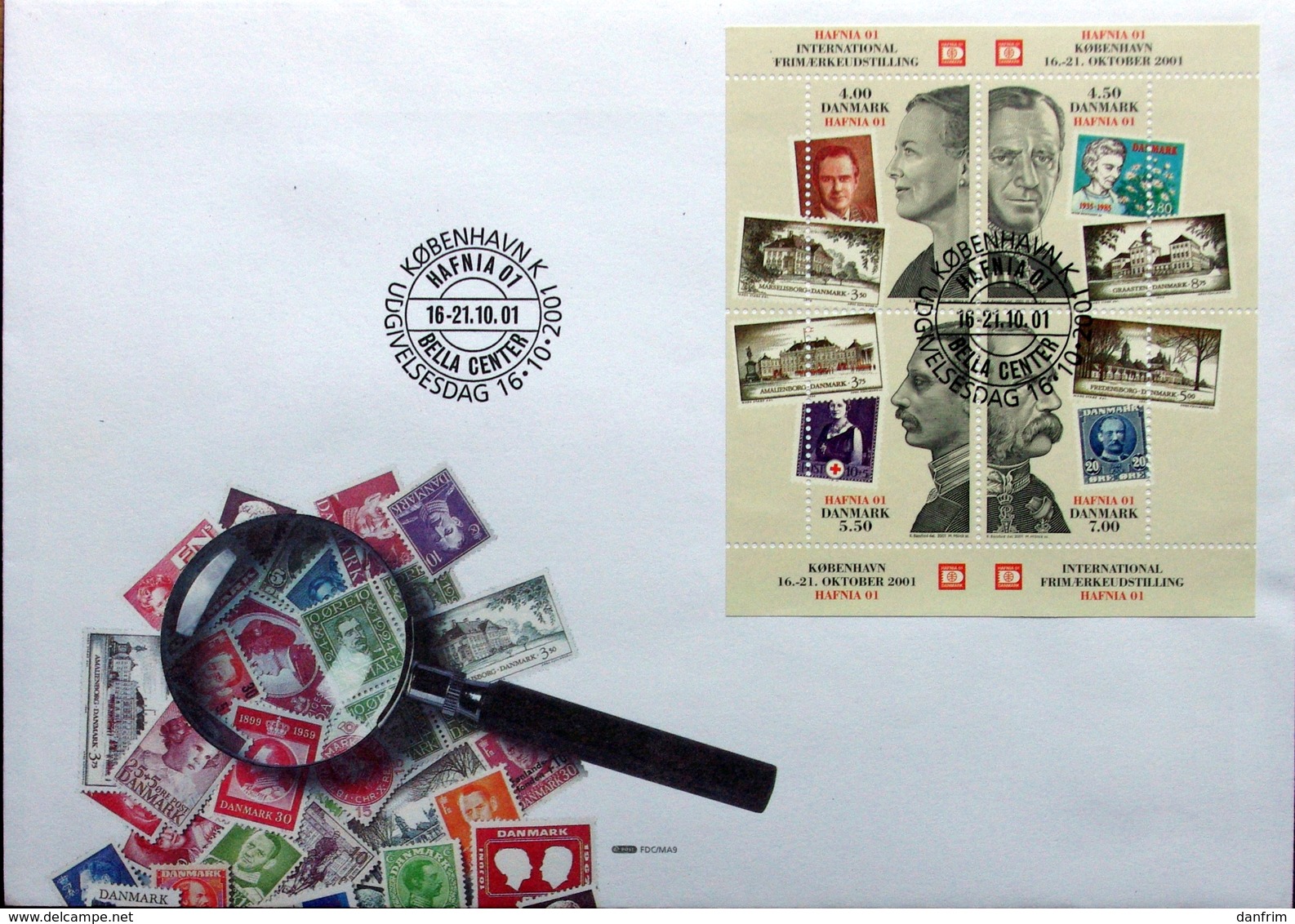 Denmark 2001    MiNr.1287-90 Block 17    FDC  ( Lot  3973 ) - FDC