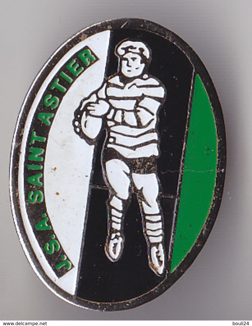 PIN'S THEME   SPORT  RUGBY  CLUB DE SAINT ASTIER  EN DORDOGNE - Rugby