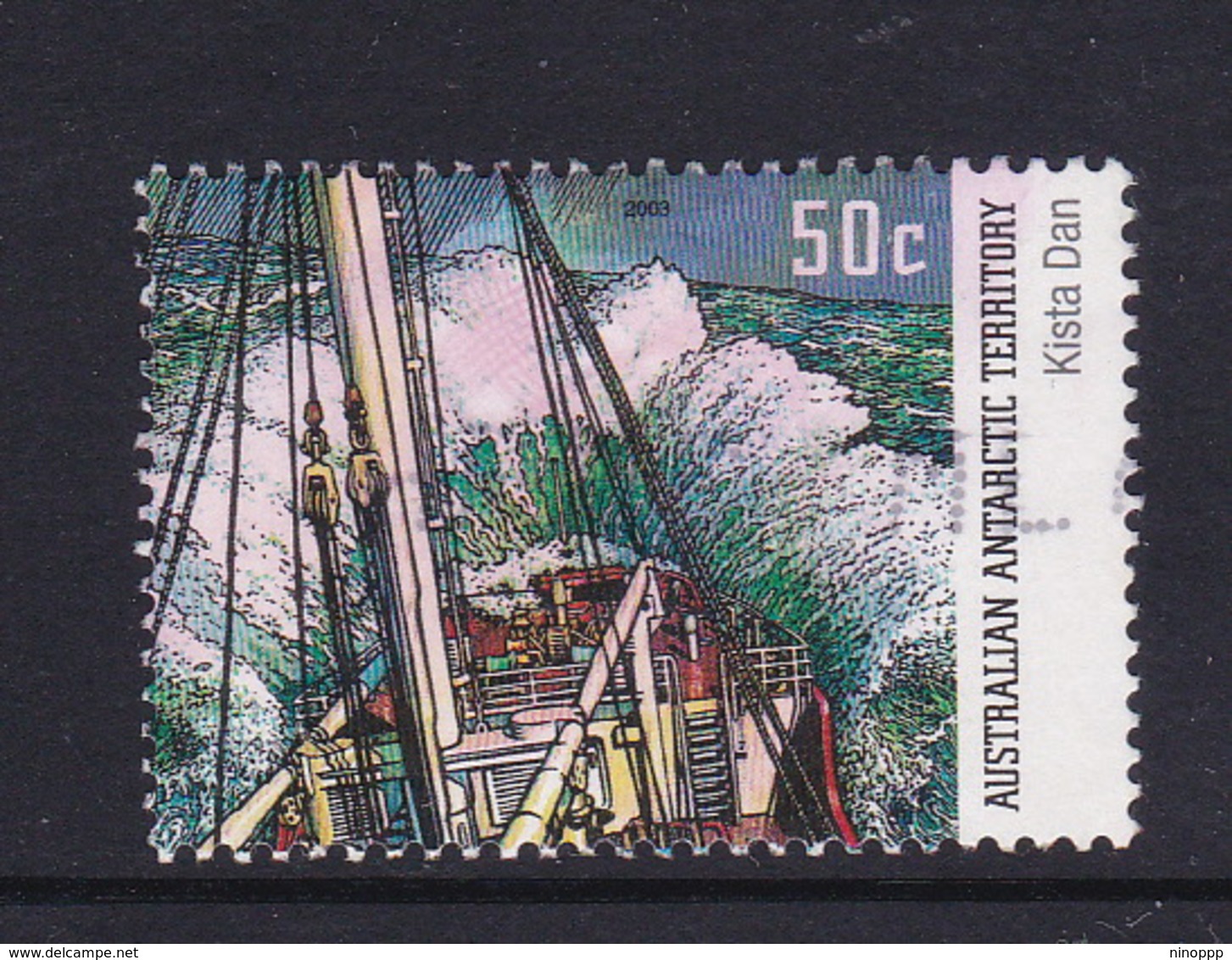 Australian Antarctic Territory  S 153 2003 Antarctic Ships $ 50c Krista Dan,used - Used Stamps