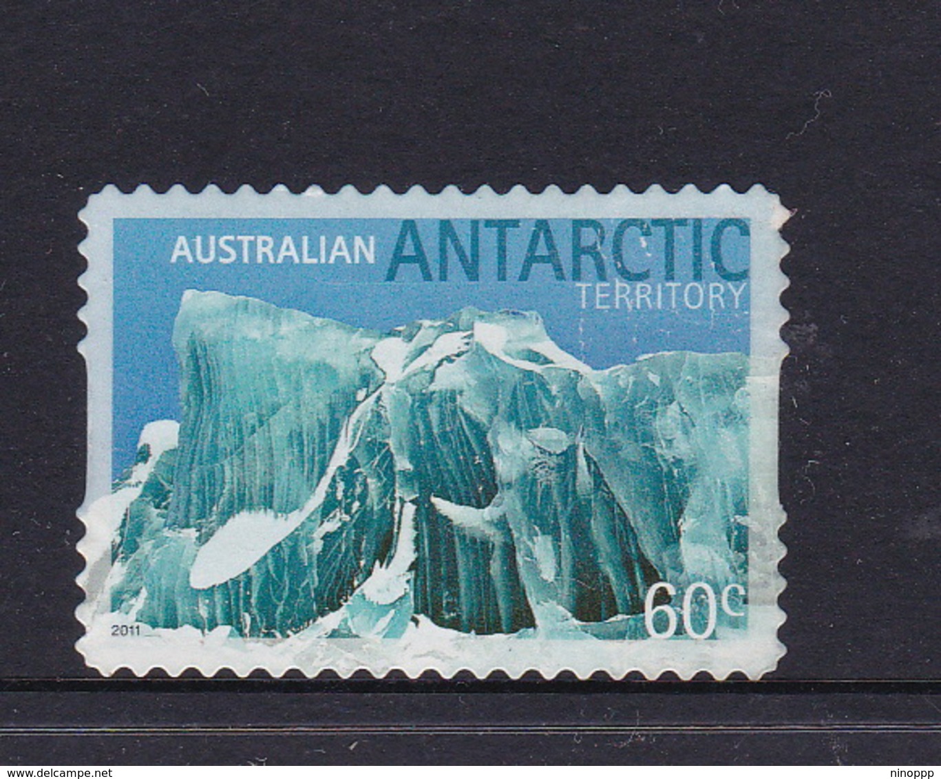 Australian Antarctic Territory  S 188c 2011 Icebergs Selfadhesive 60c Iceberg,used, - Used Stamps