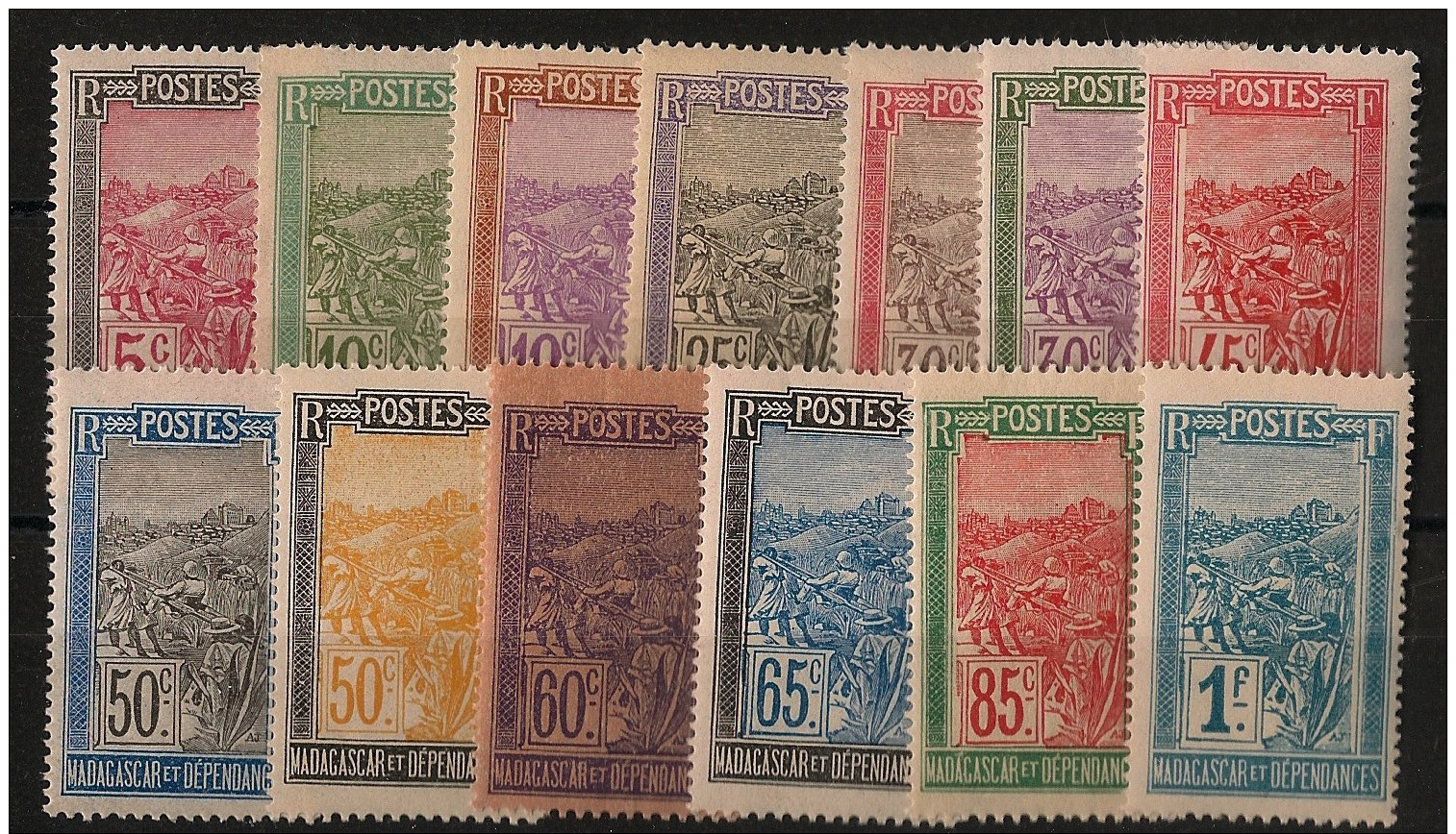 Madagascar - 1922-26 - N°Yv. 131 à 143 - Série Complète - Neuf Luxe ** / MNH / Postfrisch - Ongebruikt