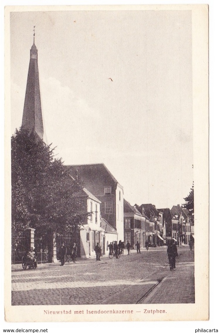 Zutphen - Nieuwstad Met Isendoornkazerne - 1922 - Zutphen