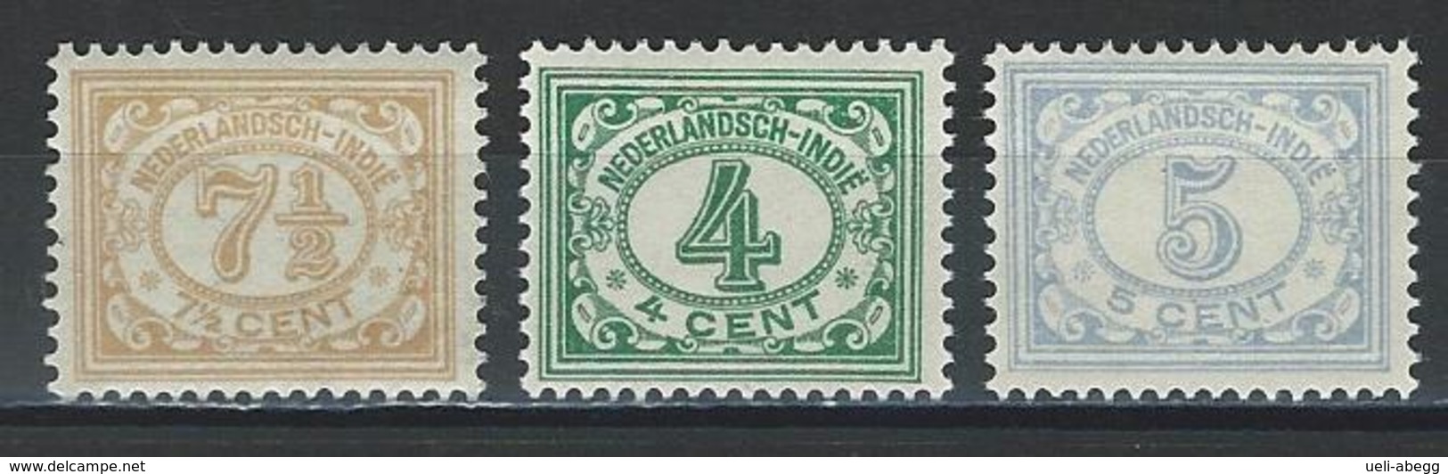 Niederländisch Indien NVPH 113a, 108, 112, Mi 141, 158, 160 * - Niederländisch-Indien