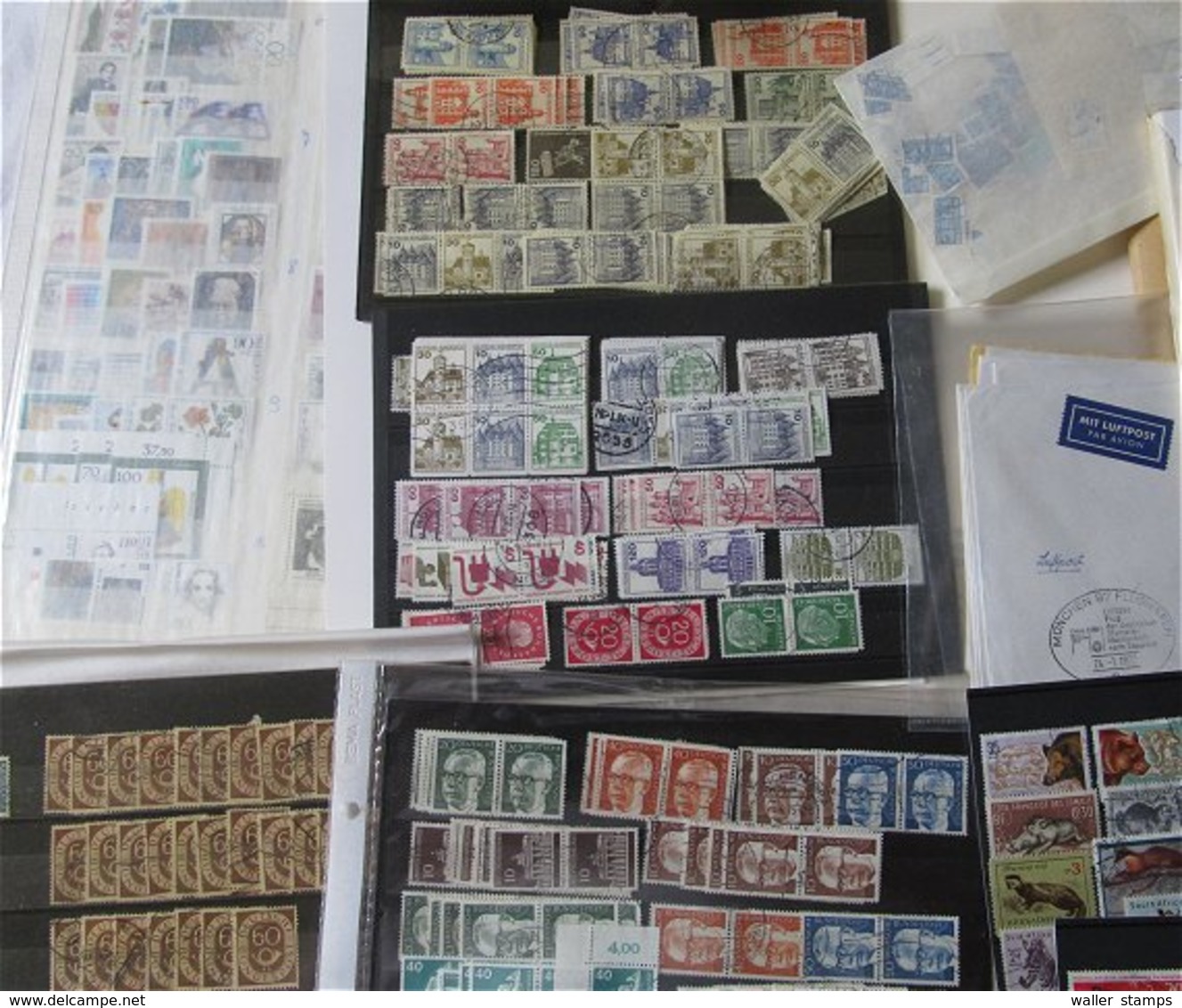 Lot With World Stamps - Vrac (min 1000 Timbres)