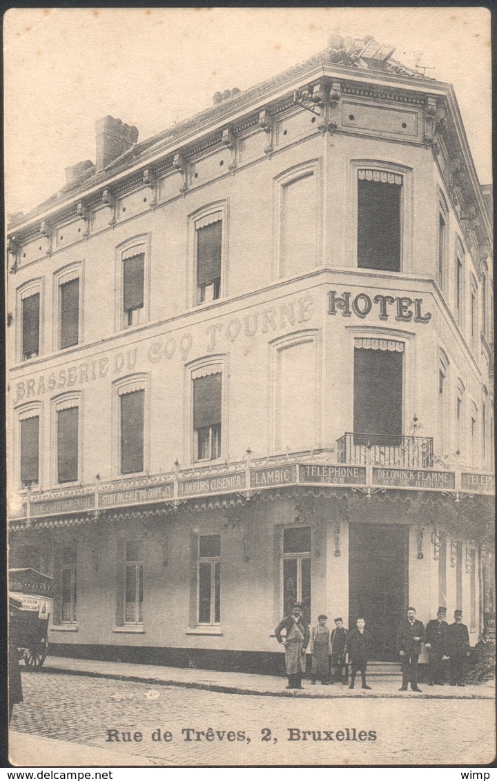 Etterbeek : Rue De Trèves : Brasserie Du Coq Tourné - Etterbeek