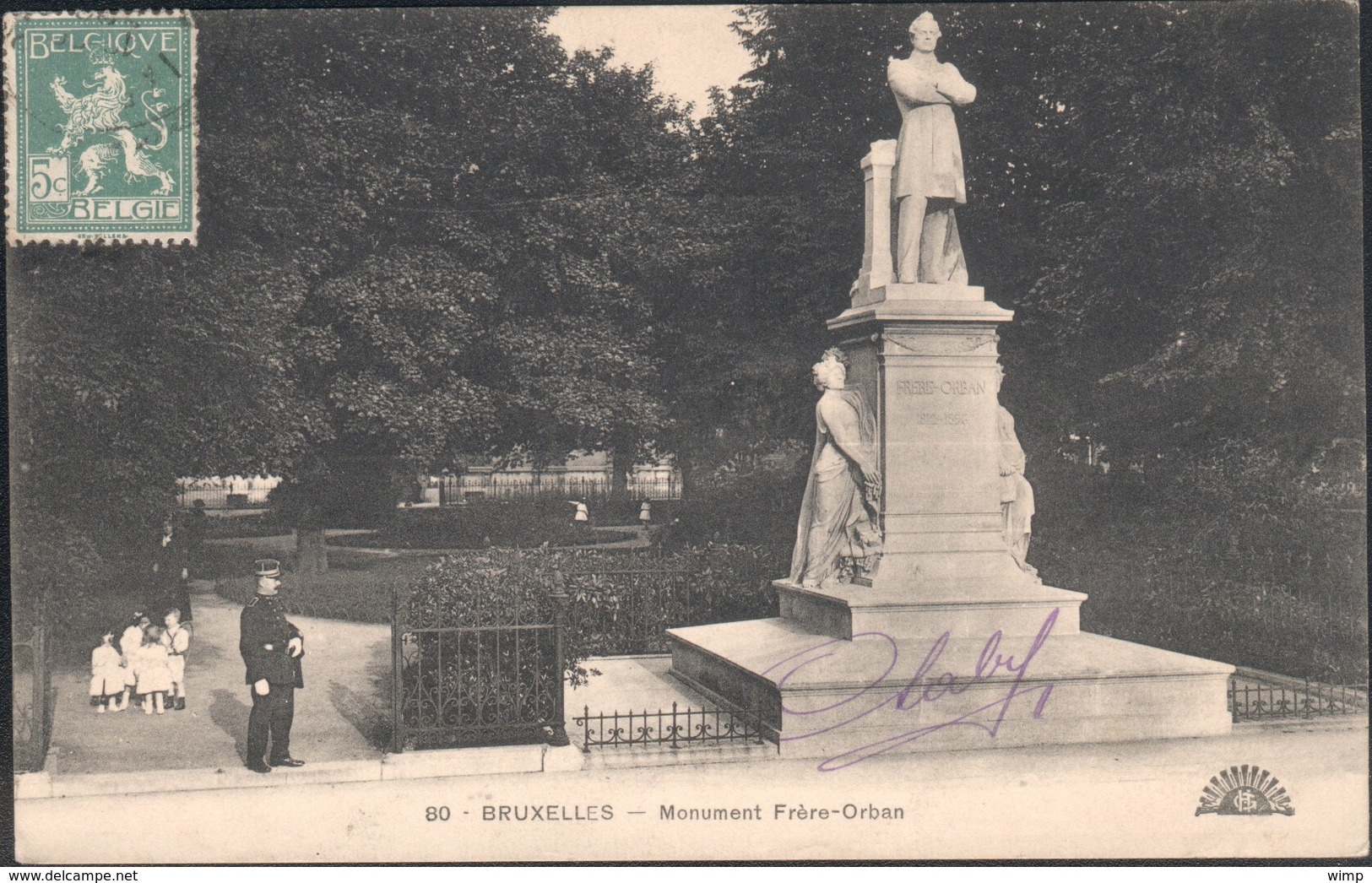 Etterbeek : Monument Frère Orban - Etterbeek