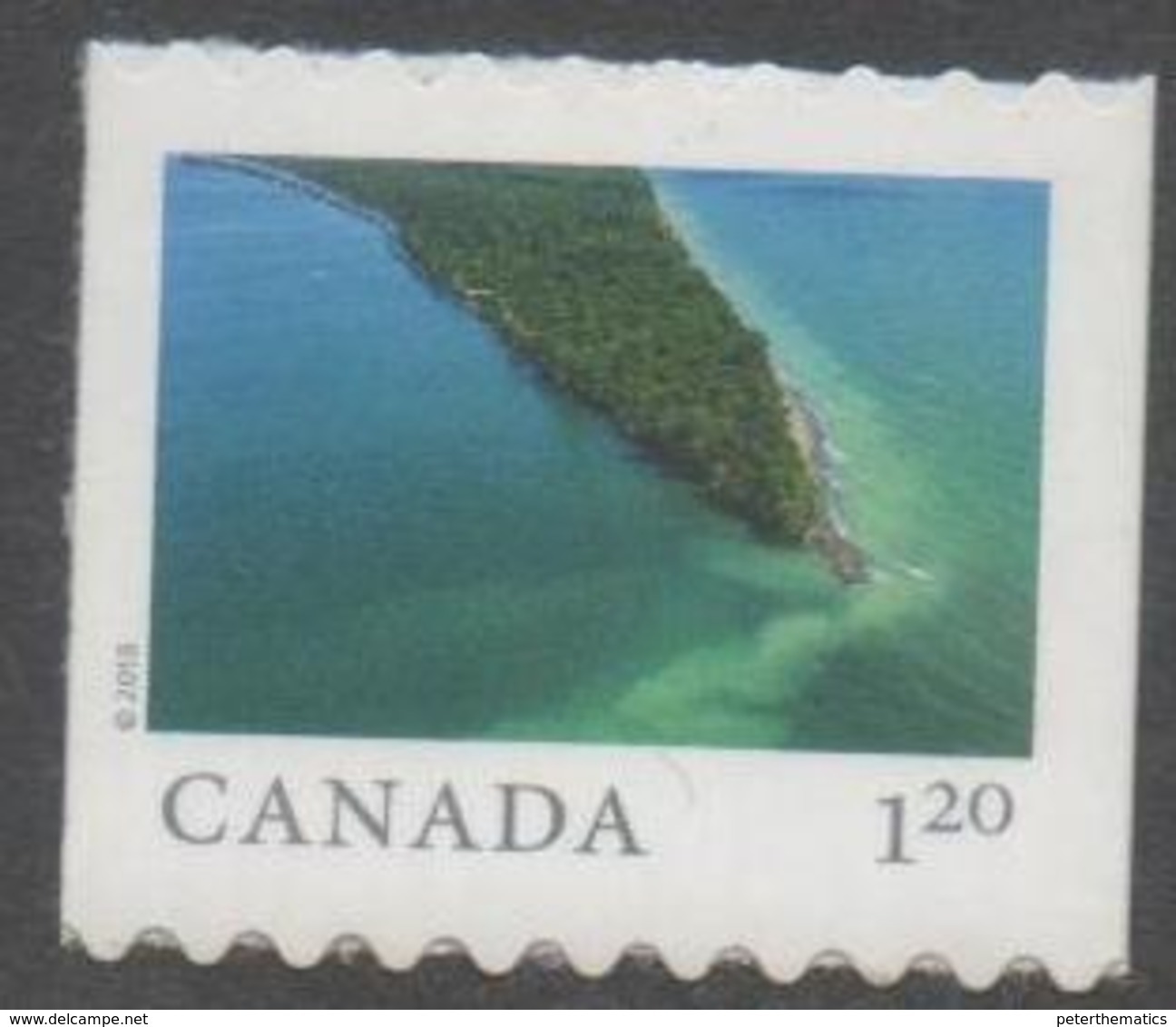 CANADA, 2018, MNH, FROM FAR AND WIDE, VIEWS, POINT PELEE NATIONAL PARK, ONTARIO, 1v, Ex. BOOKLET - Other & Unclassified