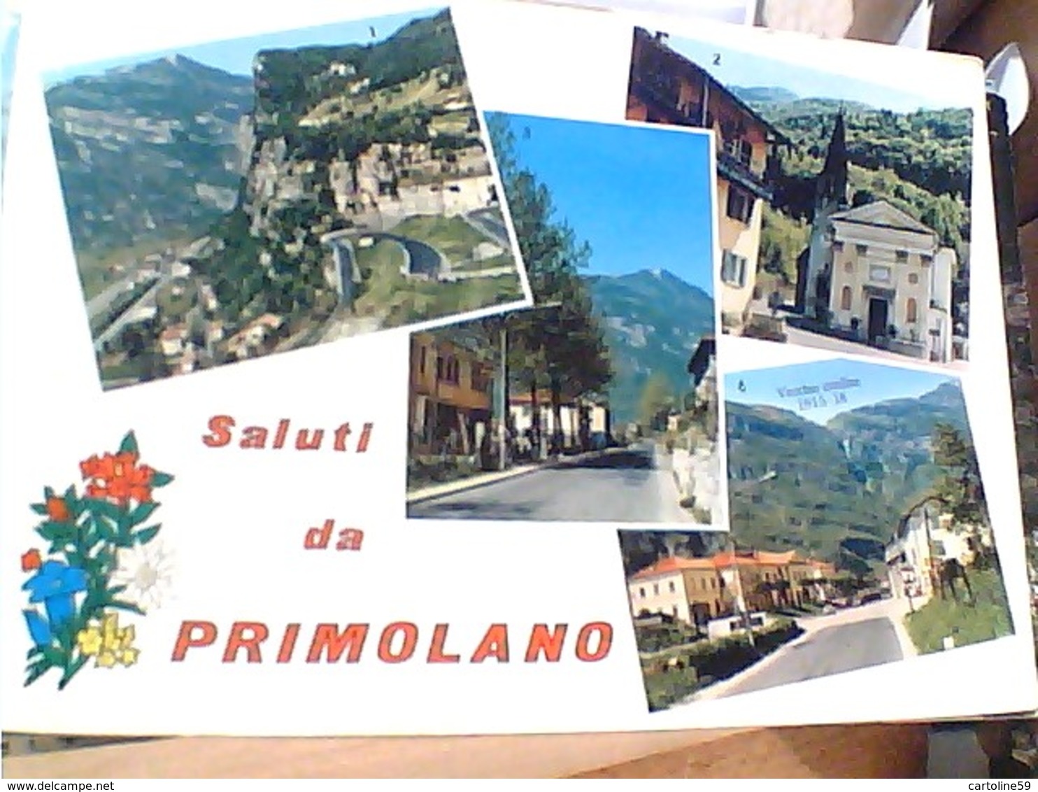 3 CARD PRIMOLANO VEDUTE VARIE  VALLE  VALSUGANA STAZIONE E FORTE  VILLA    V1974 GS1765 - Vicenza