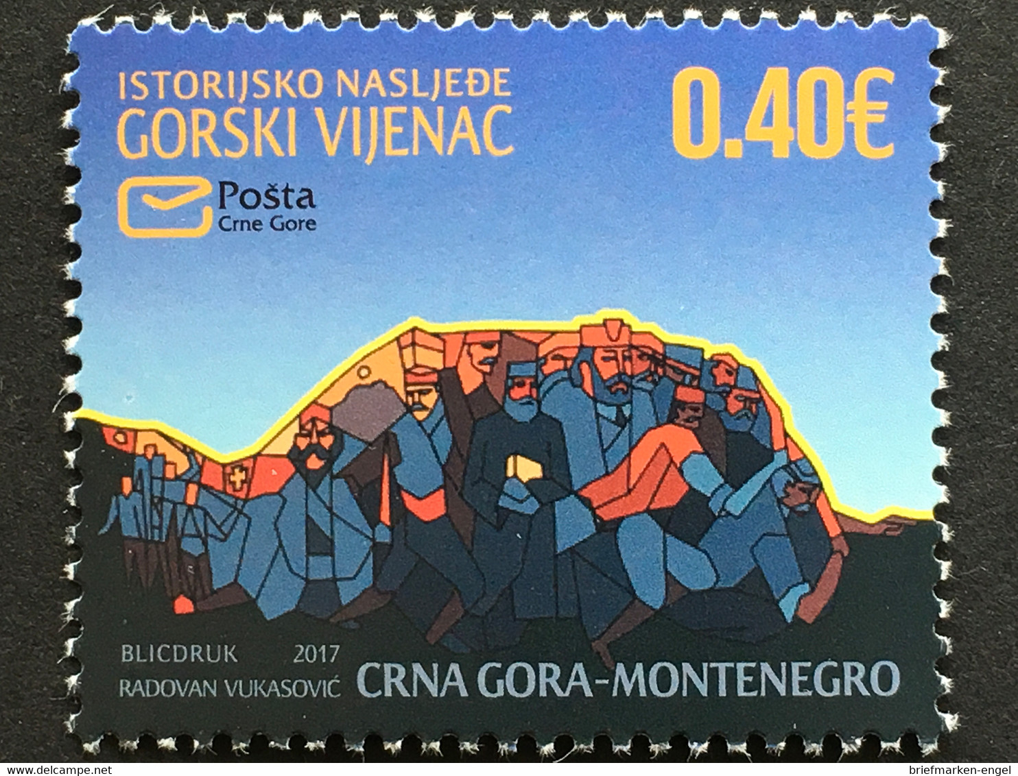 Montenegro 2017 Michel Nr. 411 Tag Der Marke Moderne Kunst - Montenegro