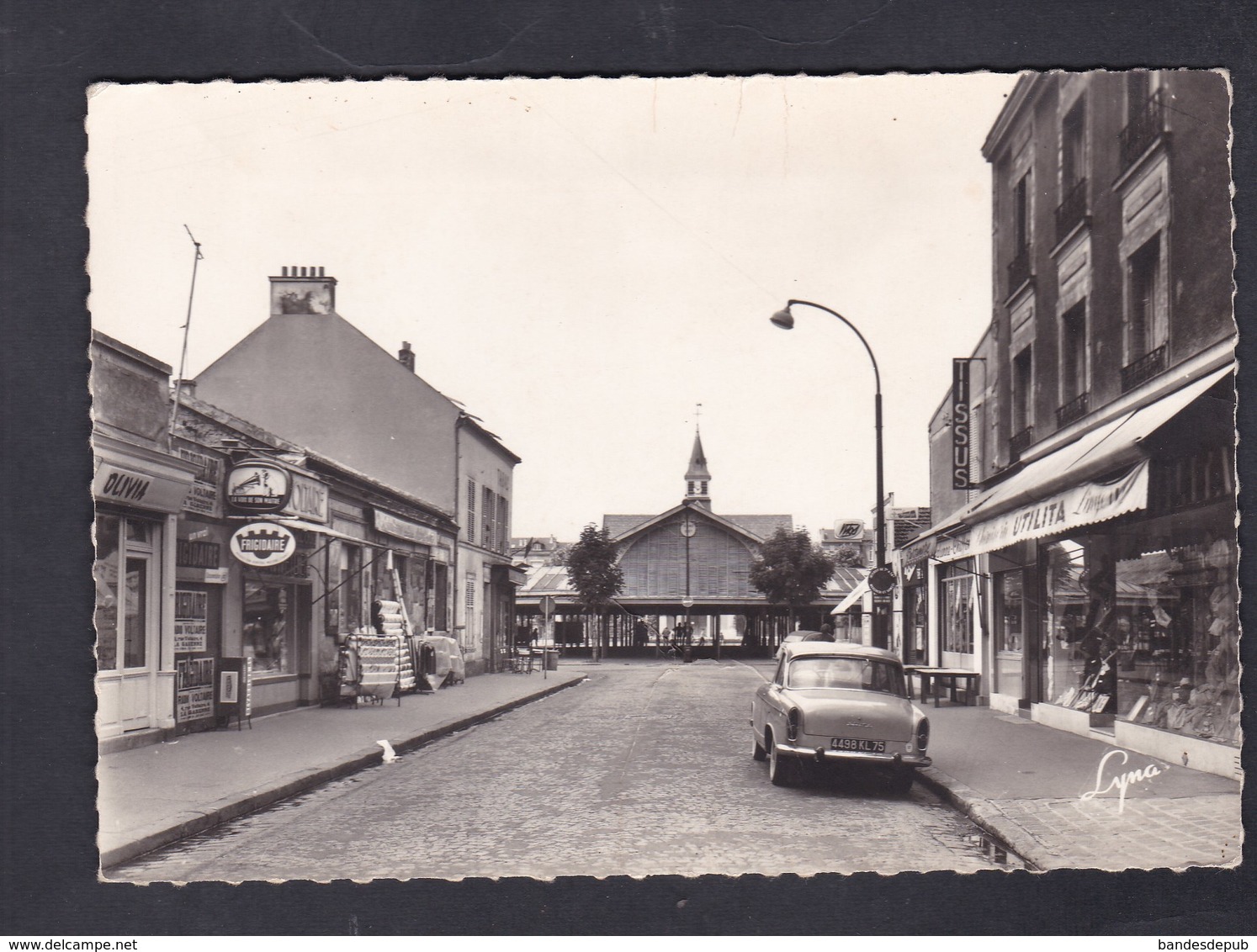 LA GARENNE COLOMBES (92) Rue Voltaire ( Commerces Marché Voiture Simca Aronde P60 Abeille Cartes ) - La Garenne Colombes