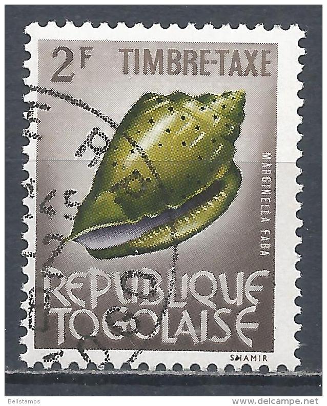 Togo 1965. Scott #J57 (U) Shell, Marginella Faba * - Togo (1960-...)