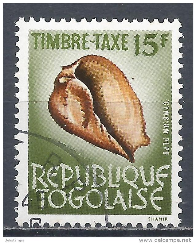 Togo 1964. Scott #J62 (U) Shell, Cymbium Pepo * - Togo (1960-...)