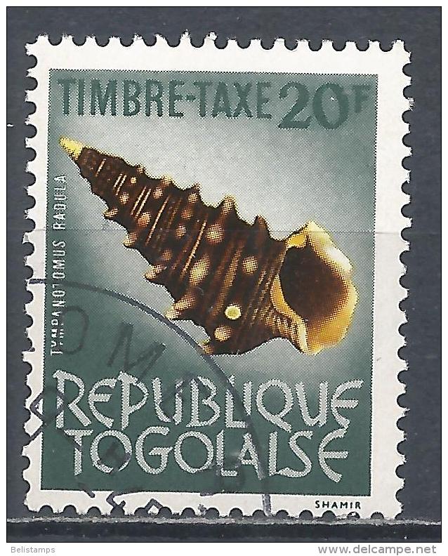 Togo 1964. Scott #J63 (U) Shell, Tympanotomus Radula * - Togo (1960-...)