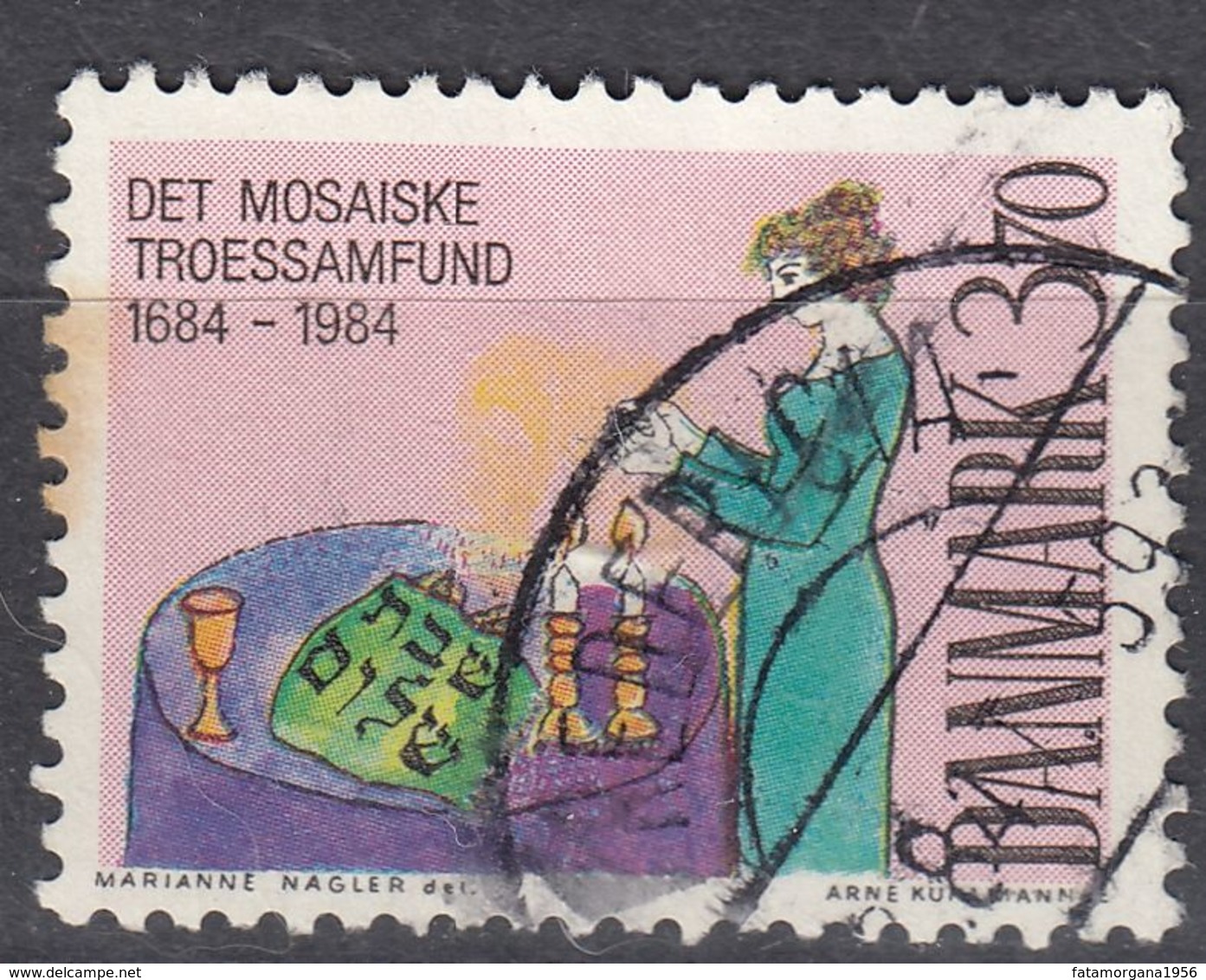 DANMARK - 1984 - Yvert 819, Usato, Come Da Immagine. - Used Stamps