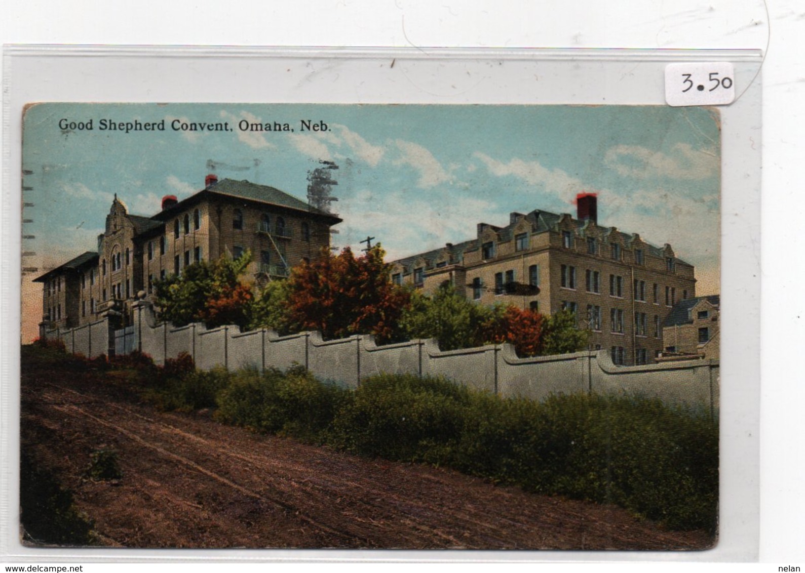 GOOD SHEPHERD CONVENT-OMAHA-NEB- VIAGGIATA-1921 - Omaha