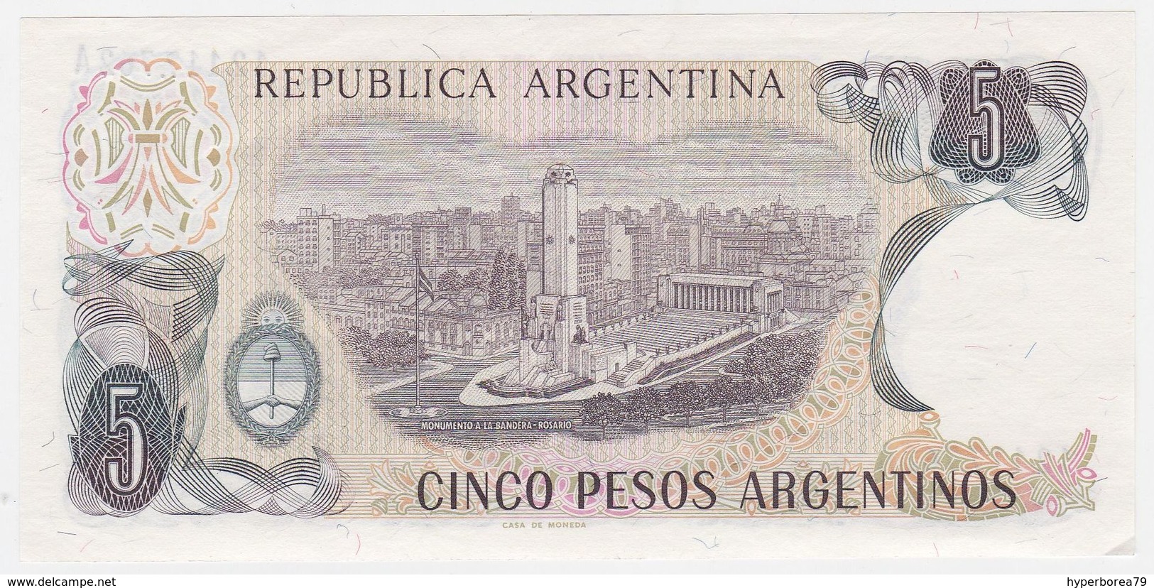 Argentina P 312 - 5 Pesos Argentinos 1983 1984 - AUNC - Argentinië